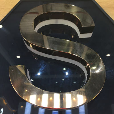 Do sinal retroiluminado da letra do ODM do OEM revestimento acrílico do espelho da placa do sinal do fulgor