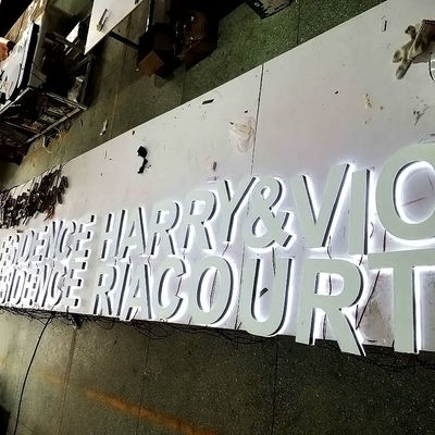 Placa conduzida do sinal do fulgor da profundidade do sinal 2-20cm da letra do restaurante acrílico retroiluminado