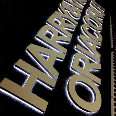 Placa conduzida do sinal do fulgor da profundidade do sinal 2-20cm da letra do restaurante acrílico retroiluminado