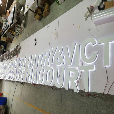 Placa conduzida do sinal do fulgor da profundidade do sinal 2-20cm da letra do restaurante acrílico retroiluminado