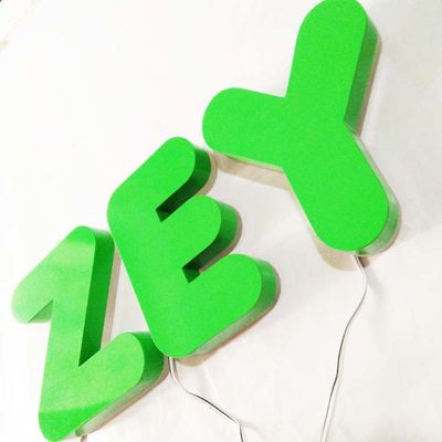 3D exterior iluminou o sinal retroiluminado conduzido Logo For Business da letra