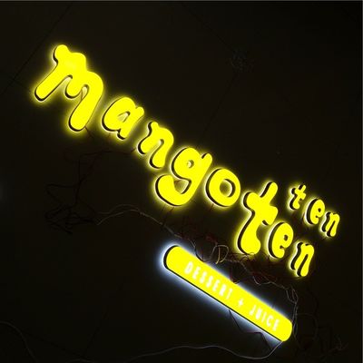 Anunciando o Signage acrílico 12VDC das letras do diodo emissor de luz de Shopfront