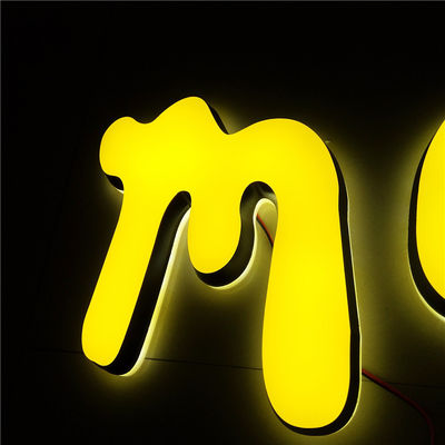 Anunciando o Signage acrílico 12VDC das letras do diodo emissor de luz de Shopfront