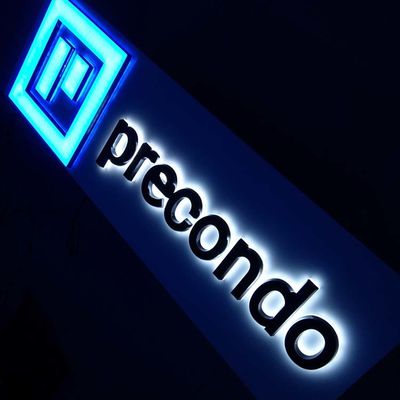 Sinais retroiluminados acrílicos translúcidos das letras de Shopfront 40cm para empresas