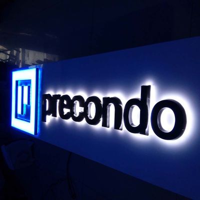 Sinais retroiluminados acrílicos translúcidos das letras de Shopfront 40cm para empresas