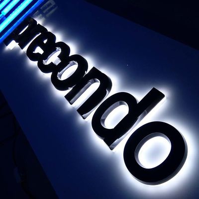 Sinais retroiluminados acrílicos translúcidos das letras de Shopfront 40cm para empresas