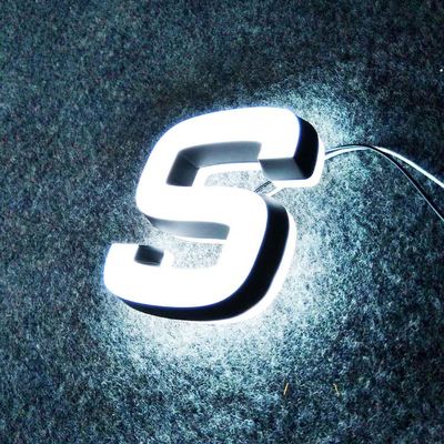 a cafetaria de 10-30cm conduziu o sinal claro Front Lit Channel Letters