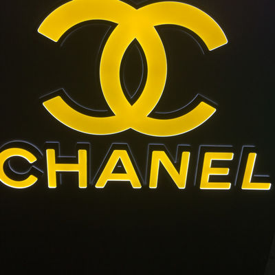 Letras acrílicas HIGHSPAN elegante do diodo emissor de luz do alfabeto exterior feito sob encomenda