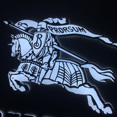 Letras acrílicas HIGHSPAN elegante do diodo emissor de luz do alfabeto exterior feito sob encomenda