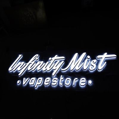 Caras dobro que iluminam o Signage de aço inoxidável AC110V-240V da rotulação das letras acrílicas do diodo emissor de luz