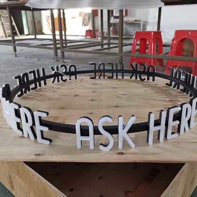 6500K conduziu o sinal Front Lit For Restaurant Hotel da letra de canal