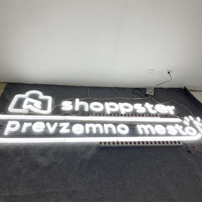 ODM do OEM de Branco Cor DIODO EMISSOR DE LUZ Acrílico Letras Empresa Logo Wall Sign