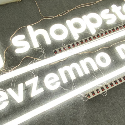ODM do OEM de Branco Cor DIODO EMISSOR DE LUZ Acrílico Letras Empresa Logo Wall Sign