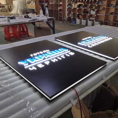 As letras acrílicas do diodo emissor de luz de Mini Front Lit SMD2835 assinam a placa Eco amigável