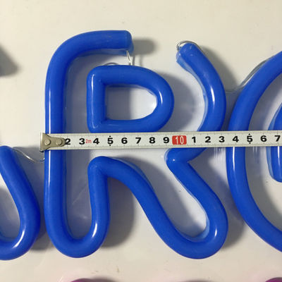 Decoração flexível acrílica do Signage da loja do sinal de néon do PVC exterior