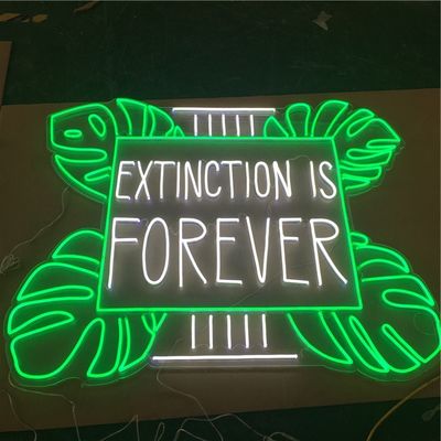 Internos da decoração conduzidos iluminam acima as letras de néon IP65 impermeáveis