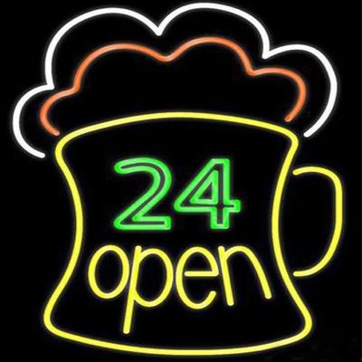 3d conduziu os sinais de néon de néon da cerveja das luzes 60cm da parede das letras para lojas