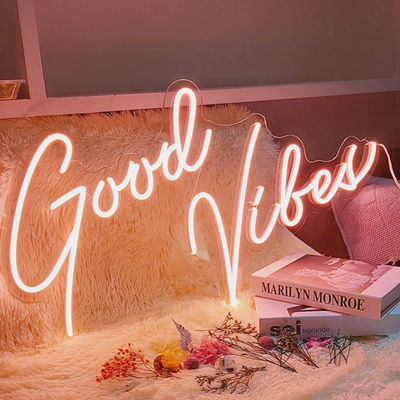 O silicone macio conduziu as luzes de néon da letra do rosa da decoração da casa do sinal de néon