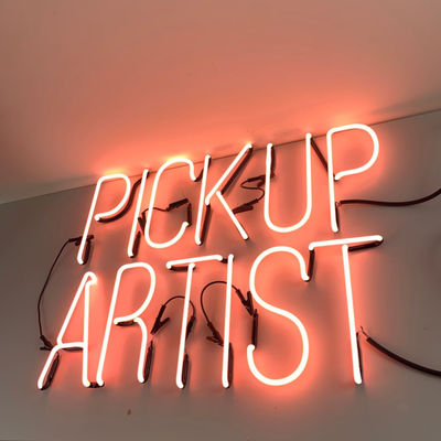 Os restaurantes armazenam a barra de néon personalizada conduzida assinam a placa acrílica do sinal de néon