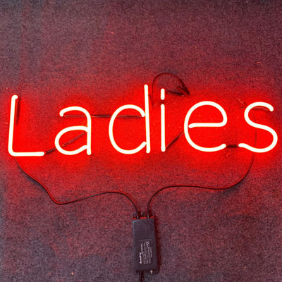 Os restaurantes armazenam a barra de néon personalizada conduzida assinam a placa acrílica do sinal de néon