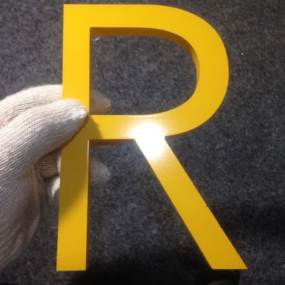 15mm 3d Crystal Acrylic Letter Sign Logo Non Toxic impresso UV