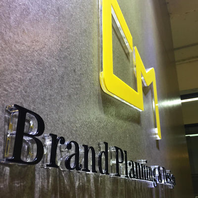 15mm 3d Crystal Acrylic Letter Sign Logo Non Toxic impresso UV