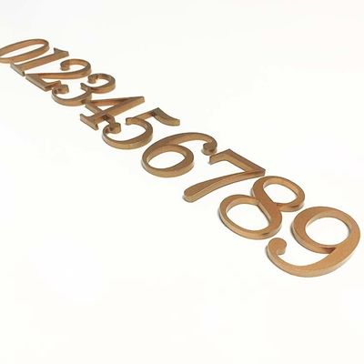 CE acrílico contínuo cortado liso ROHS dos sinais de número da porta do sinal acrílico da letra