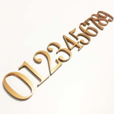 CE acrílico contínuo cortado liso ROHS dos sinais de número da porta do sinal acrílico da letra