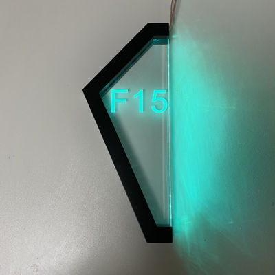 Sinal claro personalizado apartamento da casa do número 3D RGB RGBW da porta acima