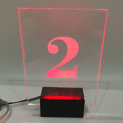 Front Door Big RGB conduziu a chapa do sinal de número da casa 50000 horas