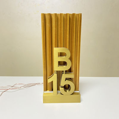 Sinais de número da casa retroiluminados conduzidos Highspan da luz acima para escritórios do apartamento