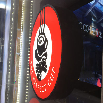 Feitos sob encomenda conduzidos iluminam acima a propaganda exterior da espessura do logotipo 50-200mm