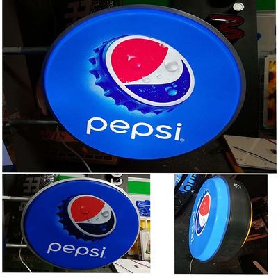 O anti vácuo UV exterior que forma o dobro de Thermoforming do Signage da caixa leve tomou partido