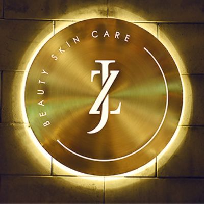 O círculo de aço inoxidável do metal conduziu a caixa que leve o logotipo feito sob encomenda 3d iluminou