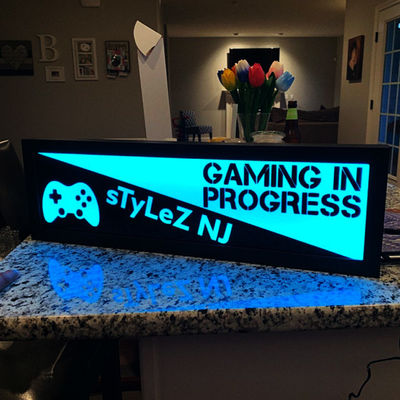 O Signage da caixa de luz da montagem da parede do CE ROHS conduziu o quadro indicador de Shopfront da barra da cerveja