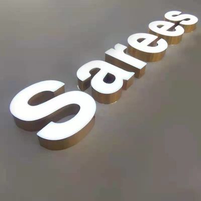 3D Windproof Front Lit Sign Board acrílico 50000 horas de vida