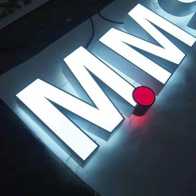 CE de aço inoxidável ROHS do Signage de Logo Sign Led Business Shopfront das letras 3d