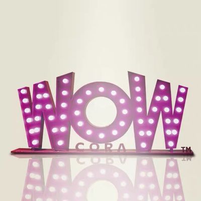 Cartas de amor conduzidas do casamento do sinal da letra do famoso do bulbo 3ft 4ft