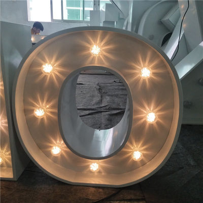 Do sinal grande da letra do famoso do diodo emissor de luz UL de alumínio das letras do famoso do metal