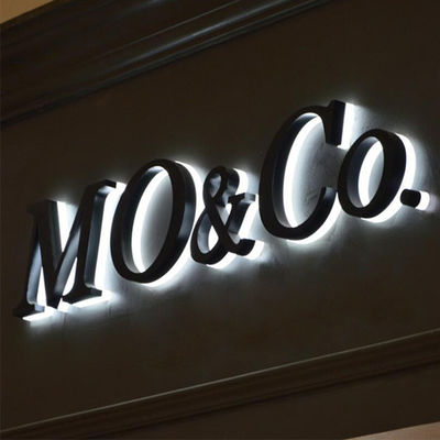 Placa do sinal do restaurante do ODM do OEM que anuncia letras de canal reverso