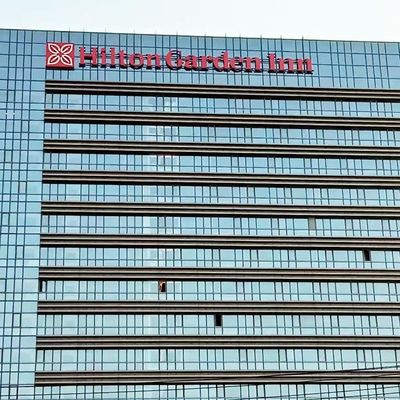 letras de aço inoxidável fabricadas impressas UV de construção acrílicas do sinal de 3-5mm