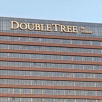 letras de aço inoxidável fabricadas impressas UV de construção acrílicas do sinal de 3-5mm