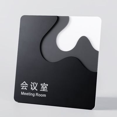 O laser de HIGHSPAN cortou sinais acrílicos de construção de Wayfinding da sala de reunião do sinal