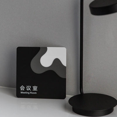 O laser de HIGHSPAN cortou sinais acrílicos de construção de Wayfinding da sala de reunião do sinal