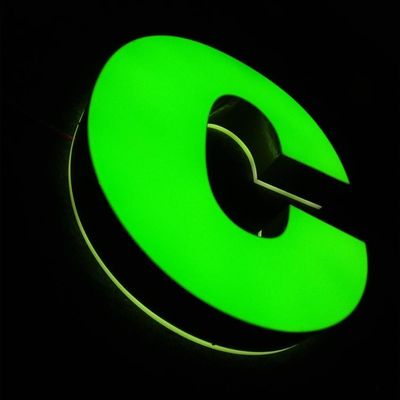 000 Horas de Vida Útil Placa de LED para Letras Caixa Alta Luminosidade Durável Resistente às Intempéries Display Comercial Publicitário