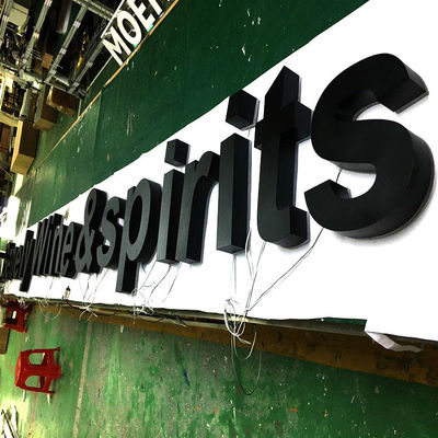 O Signage iluminado Oem retroiluminado das letras de canal do UL rotula o Signage da caixa leve