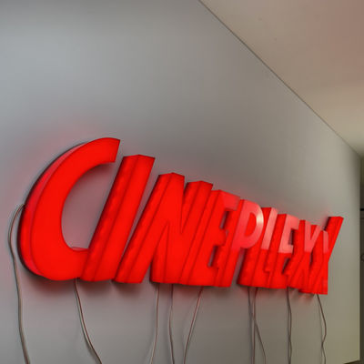 Alfabeto fresco de rotulação feito sob encomenda Dc12v 5cm dos grafittis do sinal da letra 3d