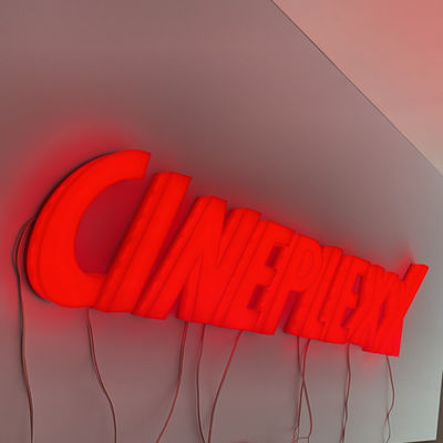 Alfabeto fresco de rotulação feito sob encomenda Dc12v 5cm dos grafittis do sinal da letra 3d