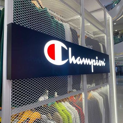 Alfabeto impermeável 60HZ iluminado metal do sinal da letra 3D