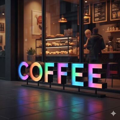 000 horas de vida útil LED sinal de carta tipo sinal de carta canal perfeito para publicidade no varejo e soluções de sinalização